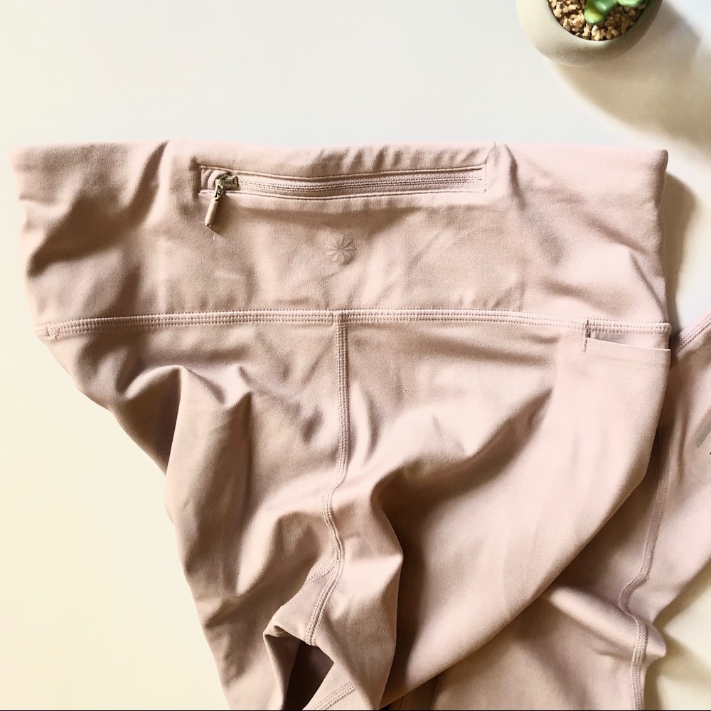Athleta Run Free 7/8 Legging Light Pink XS - Picture 4 of 7